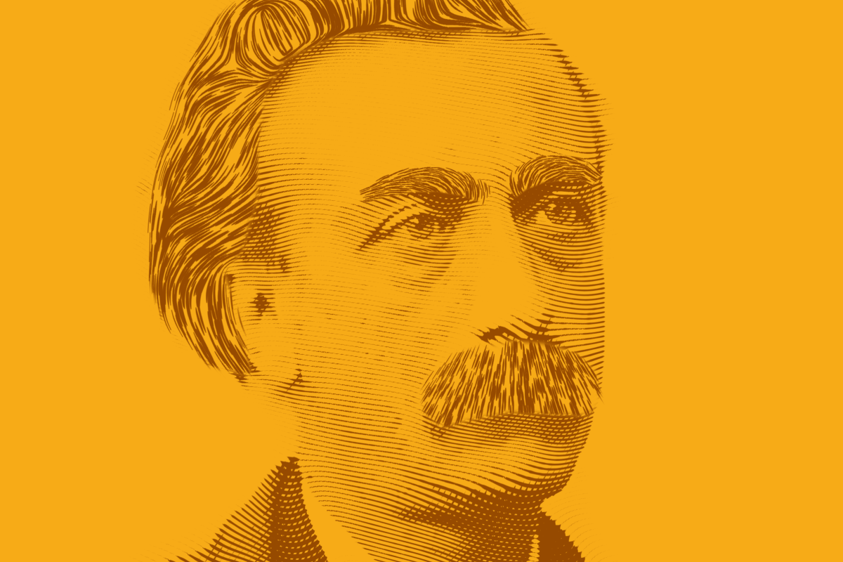 Multatuli gravure oranje B geel 1