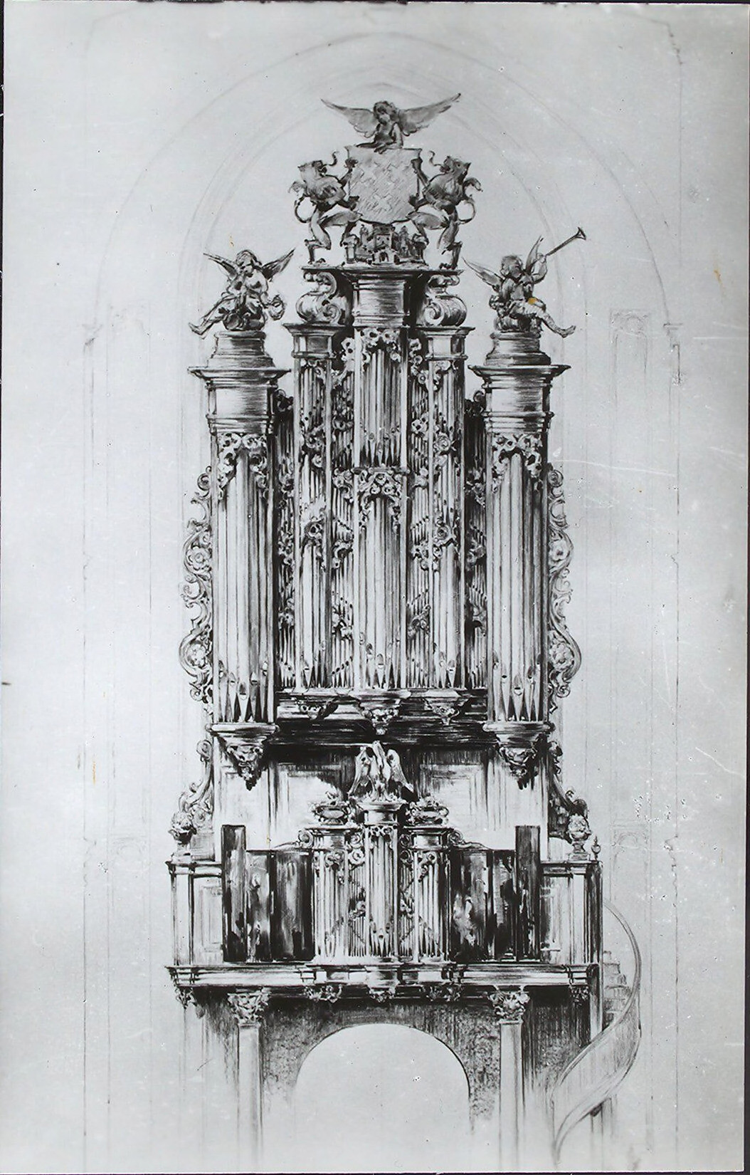 GKB Orgel ontwerp Dio Rovers 1930 1940